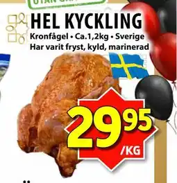 Matvärlden Tensta HEL KYCKLING, SEK 29.95 erbjuda