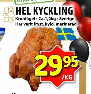 HEL KYCKLING, SEK 29.95