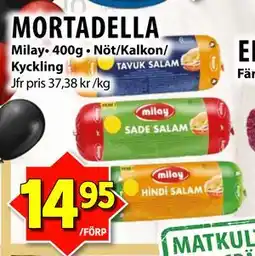 Matvärlden Tensta MORTADELLA, SEK 14.95 erbjuda