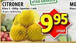 Matvärlden Tensta CITRONER, SEK 9.95 erbjuda