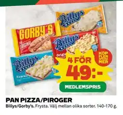 Coop PAN PIZZA/PIROGER, Medlemspris erbjuda