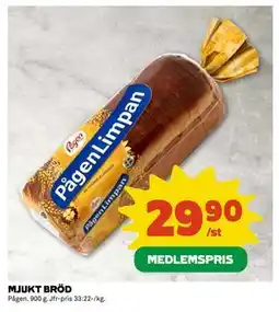 Coop MJUKT BRÖD, Medlemspris erbjuda