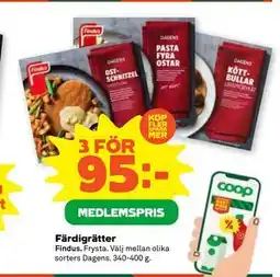 Stora Coop Färdigrätter, Medlemspris erbjuda