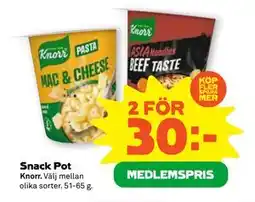 Stora Coop Snack Pot, Medlemspris erbjuda