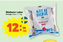 Stora Coop Rödbetor i påse, SEK 12 erbjuda