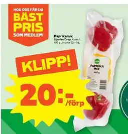 Stora Coop Paprikamix, SEK 20 erbjuda