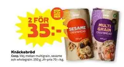 Stora Coop Knäckebröd, SEK 35 erbjuda