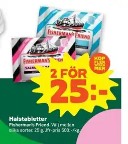 Stora Coop Halstabletter, SEK 25 erbjuda