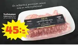 Stora Coop Tryffelsalami, SEK 45 erbjuda