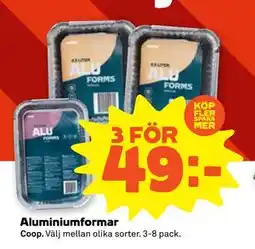 Stora Coop Aluminiumformar, SEK 49 erbjuda