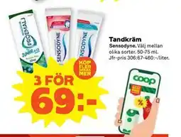Stora Coop Tandkräm, SEK 69 erbjuda