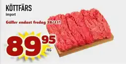 Prisma Mat Köttfärs import erbjuda