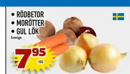 Prisma Mat Rödbetor morötter gul lök erbjuda