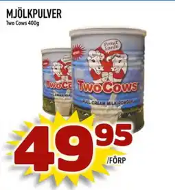 Prisma Mat Mjölkpulver two cows erbjuda