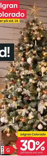 Rusta Julgran Colorado erbjuda