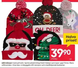 Rusta LED mössor erbjuda