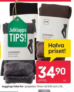 Rusta Leggings Fake fur erbjuda