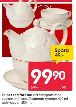 Rusta Te-set Tea for One erbjuda