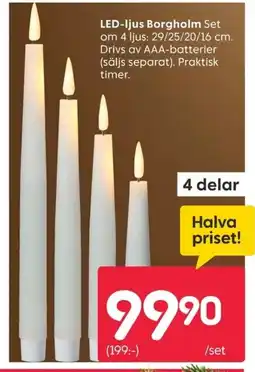 Rusta LED-ljus Borgholm erbjuda