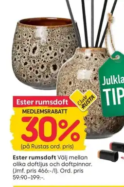 Rusta Ester rumsdoft erbjuda