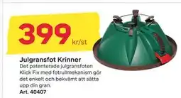 Byggmax Julgransfot Krinner, SEK 399 erbjuda