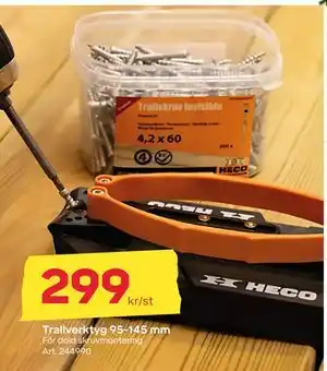 Byggmax Trallverktyg 95-145 mm, SEK 299 erbjuda