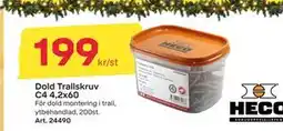 Byggmax Dold Trallskruv C4 4,2x60, SEK 199 erbjuda