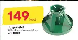 Byggmax Julgransfot, SEK 149 erbjuda
