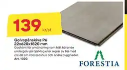 Byggmax Golvspånskiva P6 22x620x1820 mm, SEK 139 erbjuda