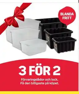 Byggmax Förvaringslådor och lock erbjuda