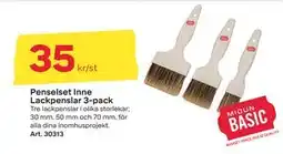 Byggmax Penselset Inne Lackpenslar 3-pack, SEK 35 erbjuda