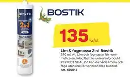 Byggmax Lim & fogmassa 2in1 Bostik, SEK 135 erbjuda