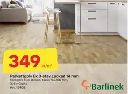 Byggmax Parkettgolv Ek 3-stav Lackad 14 mm, SEK 349 erbjuda