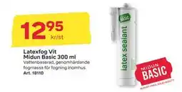 Byggmax Latexfog Vit Midun Basic 300 ml, SEK 12.95 erbjuda