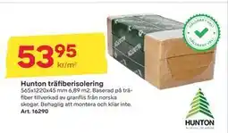 Byggmax Hunton träfiberisolering, SEK 53.95 erbjuda