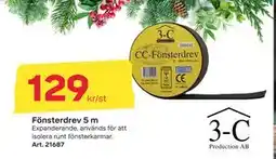 Byggmax Fönsterdrev 5 m, SEK 129 erbjuda