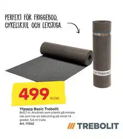 Byggmax Ytpapp Basic Trebolit, SEK 499 erbjuda