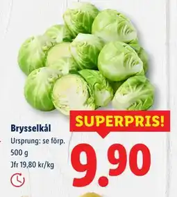 Lidl Brysselkål, SEK 9.9 erbjuda