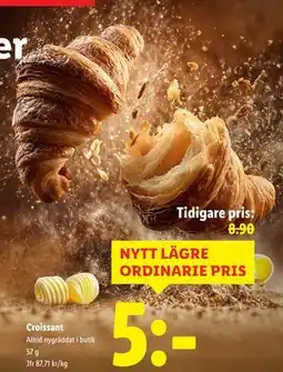Lidl Croissant, SEK 5 erbjuda