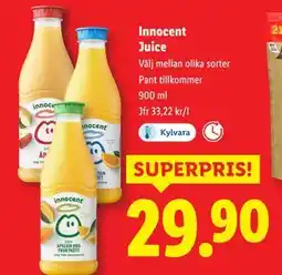 Lidl Innocent Juice, SEK 29.9 erbjuda