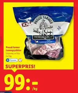 Lidl Proud Farmer Lammgrytbitar, SEK 99 erbjuda
