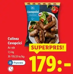 Lidl Culinea Cevapcici, SEK 179 erbjuda