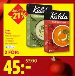 Lidl Kelda Soppa, SEK 45 erbjuda