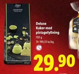 Lidl Deluxe Kakor med pistagefyllning, SEK 29.9 erbjuda