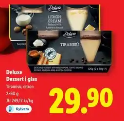 Lidl Deluxe Dessert i glas, SEK 29.9 erbjuda