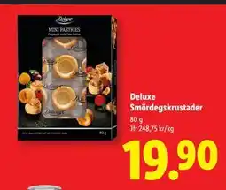 Lidl Deluxe Smördegskrustader, SEK 19.9 erbjuda