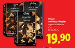 Lidl Deluxe Smördegstrianglar, SEK 19.9 erbjuda