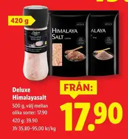 Lidl Deluxe Himalayasalt erbjuda