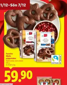 Lidl Favorina Mjuka pepparkakor, SEK 59.9 erbjuda