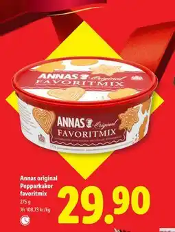 Lidl Annas original Pepparkakor favoritmix, SEK 29.9 erbjuda
